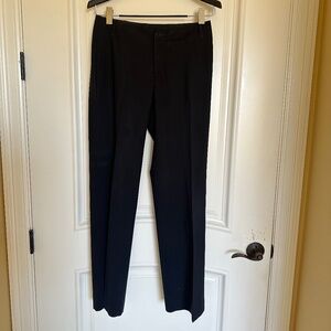 Banana Republic Navy Wool Contoured Straight-Leg Suit Pants – Size 6